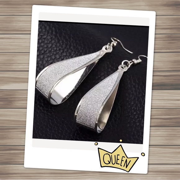 Silver Hoop Earrings - Picture 2 of 4